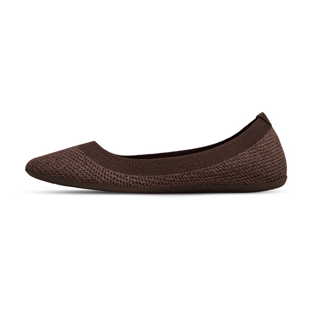 Allbirds Women\'s Flats Brown - Tree Breezers - 89674SXJN